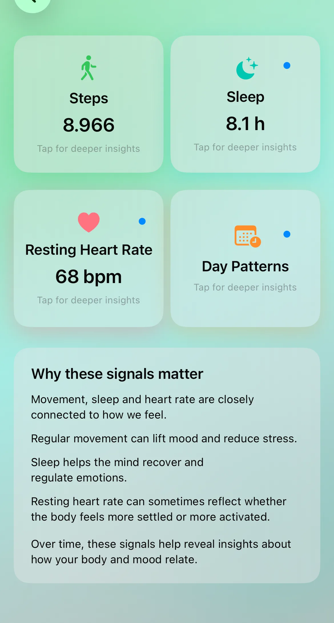 Apple Health insights