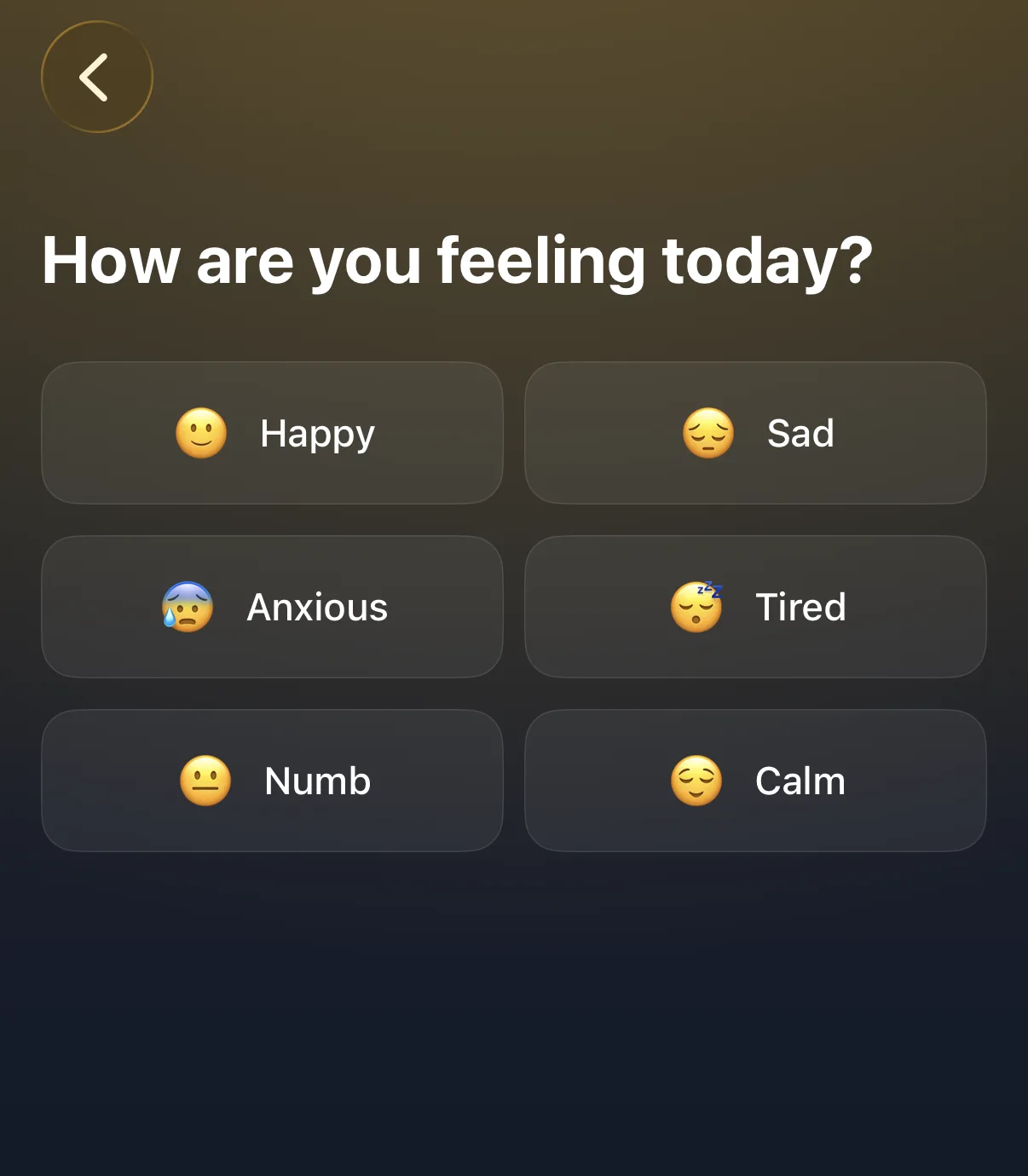 Daily mood check-in
