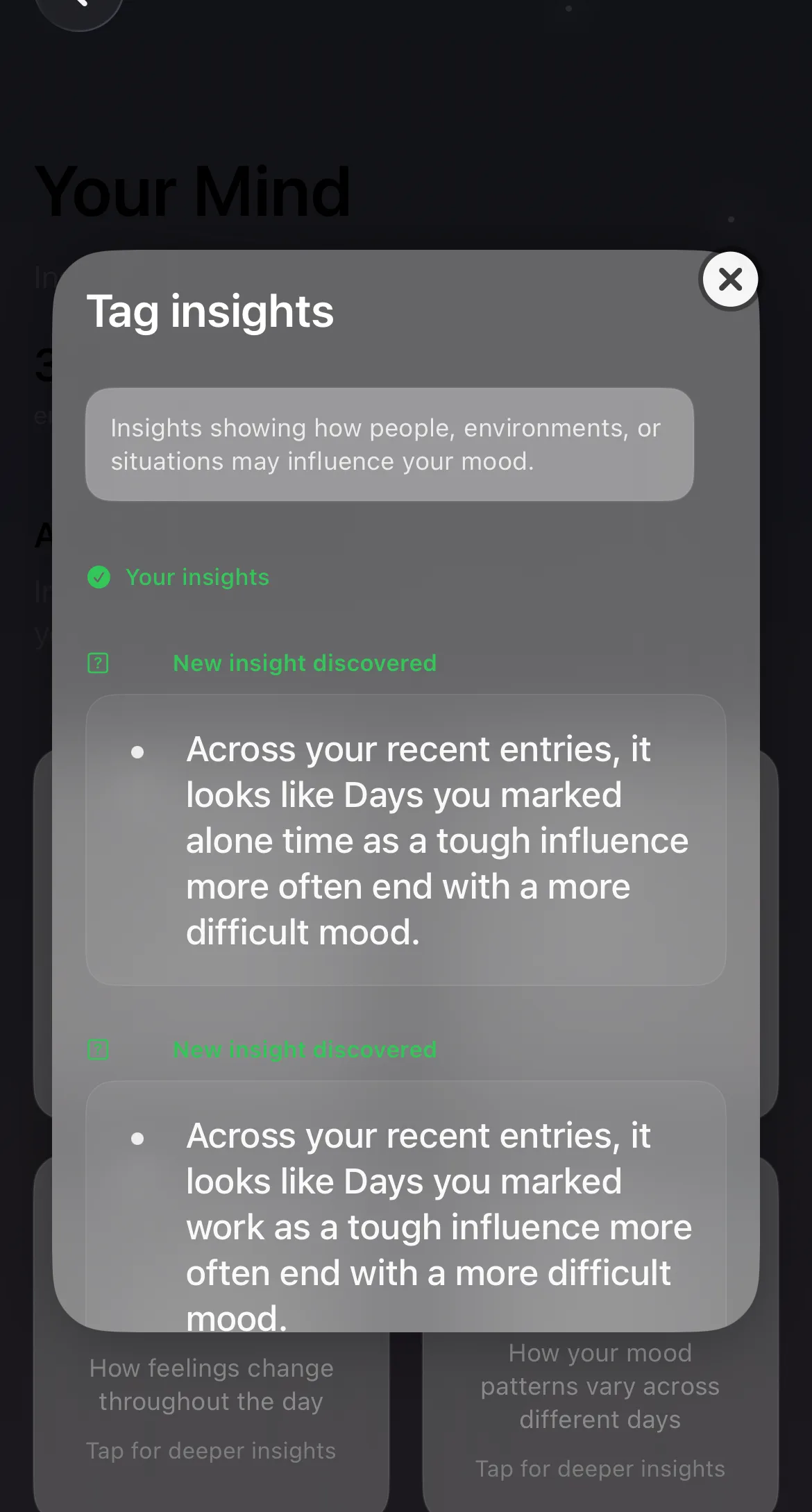 Tag insights
